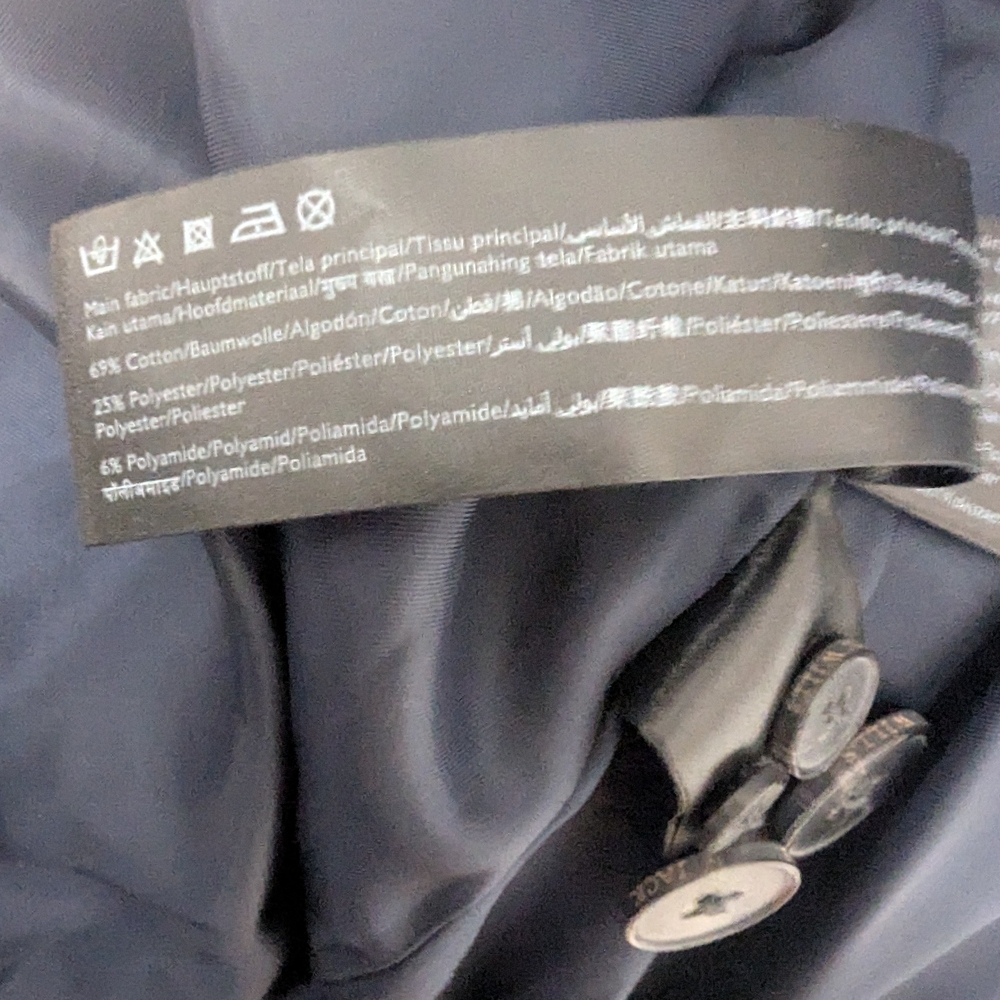 Jack Wills Navy Blue Trench Coat - Picture 5 of 5